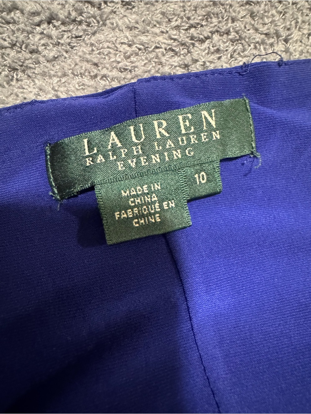 Lauren Ralph Lauren Men's Cobalt Blue Dress Pants